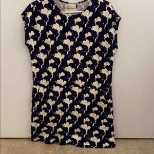 Ava Sky blue and white dress